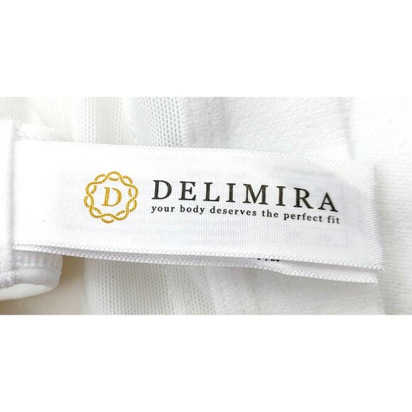 DELIMIRA Full Coverage Front Closure Bra Wire Free Back Support Posture 36E - Picture 8 of 9